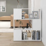 Vidaxl boekenkast kamerscherm 80x24x94 cm bewerkt hout wit