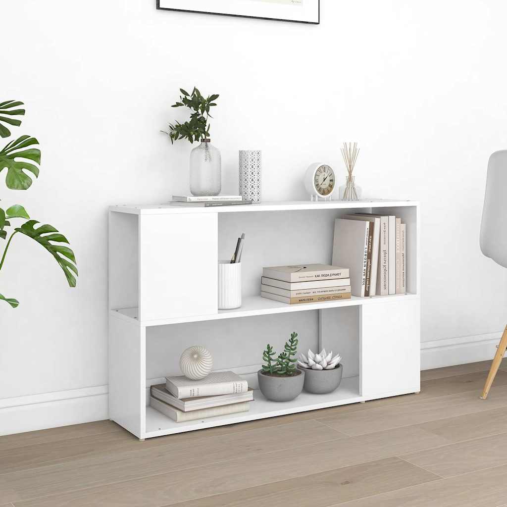 Vidaxl boekenkast 100x24x63 cm bewerkt hout wit