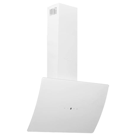 Vidaxx Wand-Dunstabzugshaube 60 cm aus Stahl und gehärtetem Glas weiß