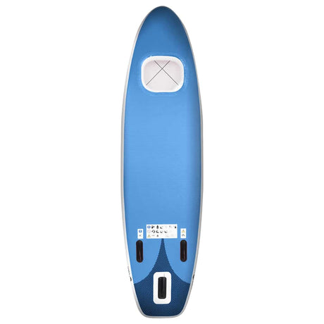 Vidaxl Stand Up Paddleboard Set aufblasbare 300x76x10 cm Seeblau