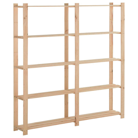 VIDAXL-LAGER RAKE 5-layer 170x28.5x170 cm Festkiefer