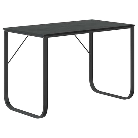Vidaxl computerbureau 110x60x73 cm spaanplaat zwart