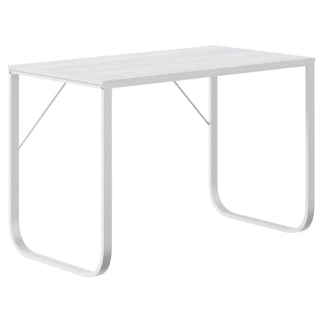 Vidaxl computerbureau 110x60x73 cm spaanplaat wit