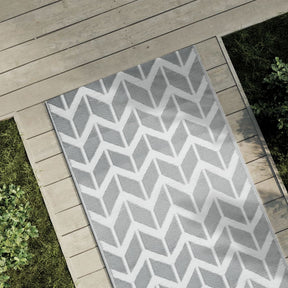Vidaxl außerhalb des Teppichs Arakil 80x150 cm pp grau