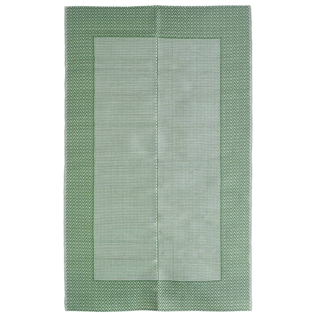 Vidaxl außerhalb des Teppichs Arakil 160x230 cm Polypropengrün