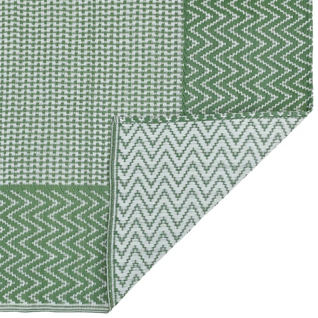 Vidaxl außerhalb des Teppichs Arakil 160x230 cm Polypropengrün