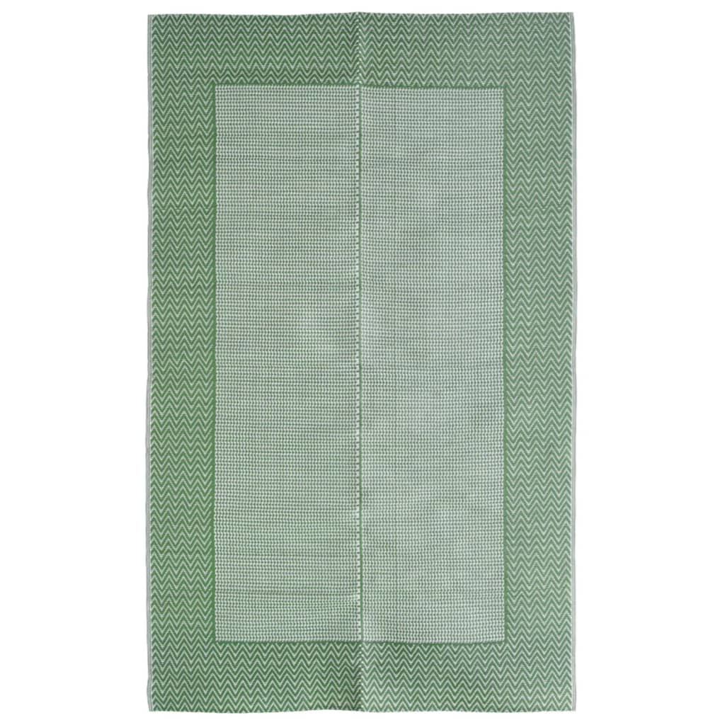 Vidaxl Außen Teppich Arakil 190x290 cm Polypropengrün