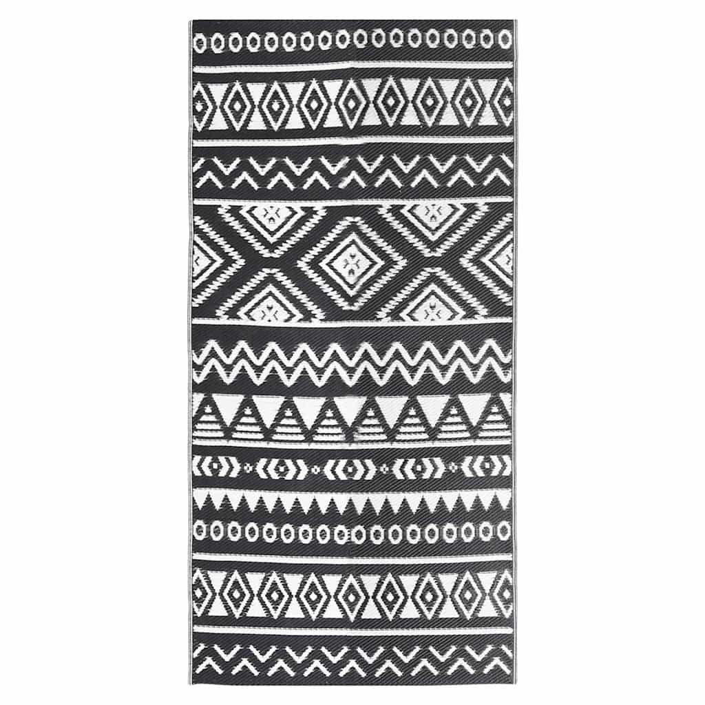 Vidaxx Outdoor-Teppich Arakil 80x150 cm Polypropylen schwarz