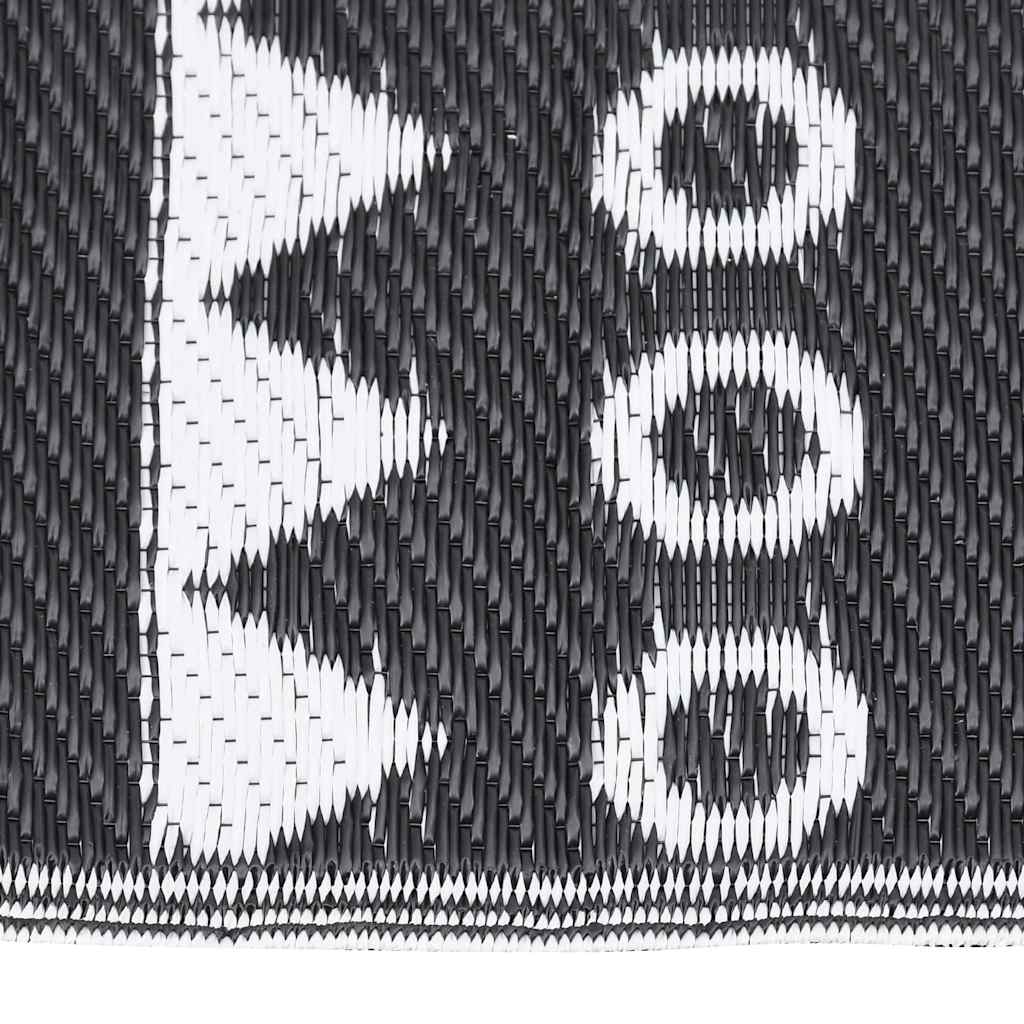 Vidaxx Outdoor-Teppich Arakil 80x150 cm Polypropylen schwarz