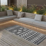 Vidaxx Outdoor-Teppich Arakil 80x150 cm Polypropylen schwarz