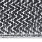 Vidaxl außerhalb des Teppichs Aakil 80x250 cm Polypropen Schwarz