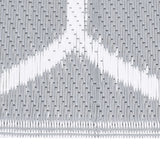 VIDAXL Outside Teppich Arakil 80x250 cm Polypropengrau