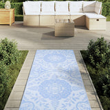 Vidaxl außerhalb des Teppichs Arakil 80x250 cm Polypropen Baby Blau