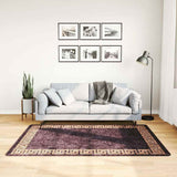 Vidaxl Teppich waschbarer Anti-Rutsch 120x180 cm Schwarz und Goldfarbe