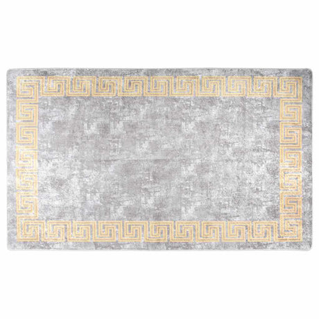 Vidaxl Teppich waschbarer Anti-Rutsch 120x180 cm Grau