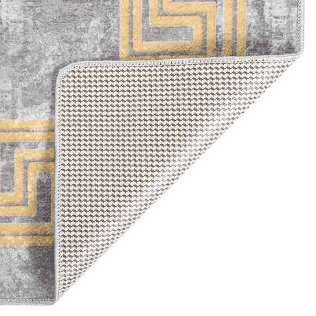 Vidaxl Teppich waschbarer Anti-Rutsch 160x230 cm Grau