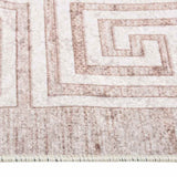 Vidaxl Teppich waschbarer Anti-Rutsch 120x180 cm Beige