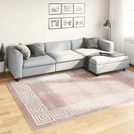 Vidaxl Teppich waschbarer Anti-Rutsch 190x300 cm Beige