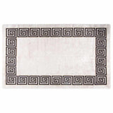 Vidaxl Teppich waschbarer Anti-Rutsch 120x180 cm Licht Beige