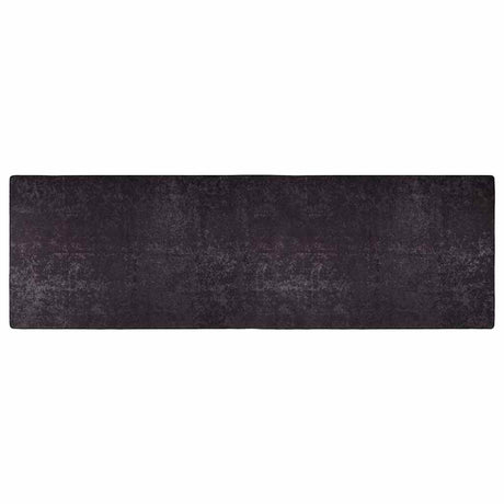 Vidaxl Teppich waschbarer Anti-Rutsch 80x300 cm Anthrazitfarben