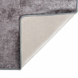 Vidaxl Teppich waschbarer Anti-Rutsch 80x150 cm Grau