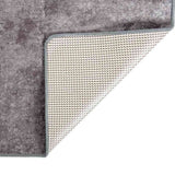 Vidaxl Teppich waschbarer Anti-Rutsch 80x300 cm Grau