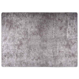 Vidaxl Teppich waschbarer Anti-Rutsch 120x180 cm Grau