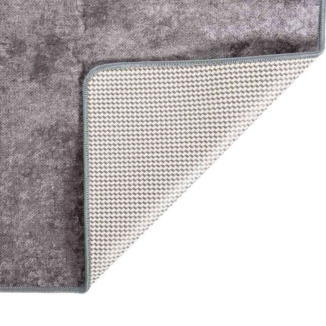 Vidaxl Teppich waschbarer Anti-Rutsch 190x300 cm Grau