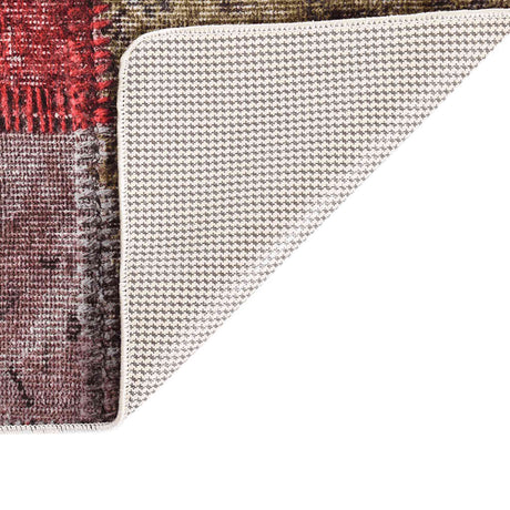 Vidaxl Teppich waschbarer Anti-Schlupf-Patchwork 160x230 cm mehrfarbig