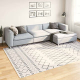 Vidaxl Teppich waschbarer Anti-Rutsch 190x300 cm Schwarz und Weiß