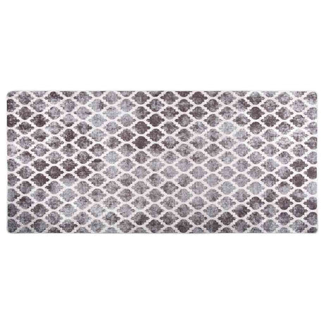 Vidaxl Teppich waschbarer Anti-Rutsch 80x300 cm mehrfarbig
