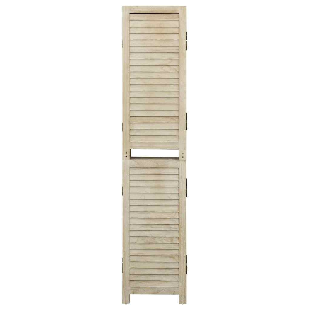 Vidaxl kamerscherm met 6 panelen 210x165 cm massief paulowniahout