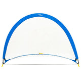 VIDAXL 2 ST Kinderfußballziele mit Aufbewahrungstasche 183x117.5x120,5 cm