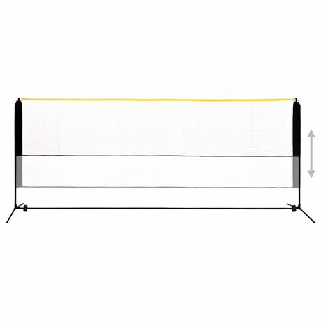Vidaxl Badmintonnet einstellbar 400x103x94-158 cm Metall