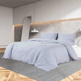 Vidaxl Duvet -Overlay -Set Leicht 220x240 cm Mikrofasergrau
