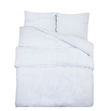 Vidaxl Duvet Crossing Set Leicht 200x200 cm Mikrofaser Weiß