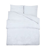 Vidaxl Duvet Crossing Set Leicht 260x220 cm Mikrofaser Weiß