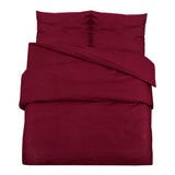 Vidaxl Duvet Crossing Set Leicht 140 x 200 cm Mikrofaser -Bordeaux