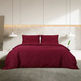 Vidaxl Duvet Crossing Set Leicht 140 x 200 cm Mikrofaser -Bordeaux