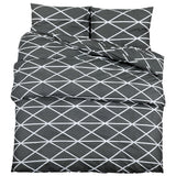 VIDAXL -Duvet -Überraschungs -Set 140x200 cm Baumwollgrau