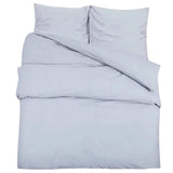 VIDAXL -Duvet -Überraschungs -Set 140x200 cm Baumwollgrau