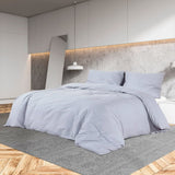 Vidaxl dekbedovertrekset 240x220 cm katoen grijs