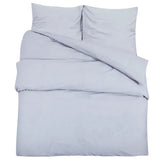 VIDAXL -Duvet -Überraschungs -Set 135x200 cm Baumwollgrau