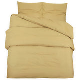 VIDAXL -Duvet -Überraschungs -Set 220x240 cm Baumwolltaupe