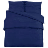Vidaxl dekbedovertrekset 220x240 cm katoen marineblauw