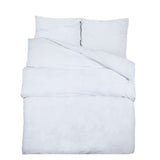 Vidaxl Duvet Overlay Set 200x220 cm Baumwoll weiß