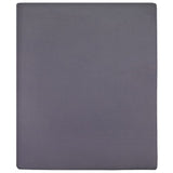 Vidaxl ausgestattete Blätter 2 ST Jersey 90x200 cm Baumwoll -Anthrazit -gelöscht