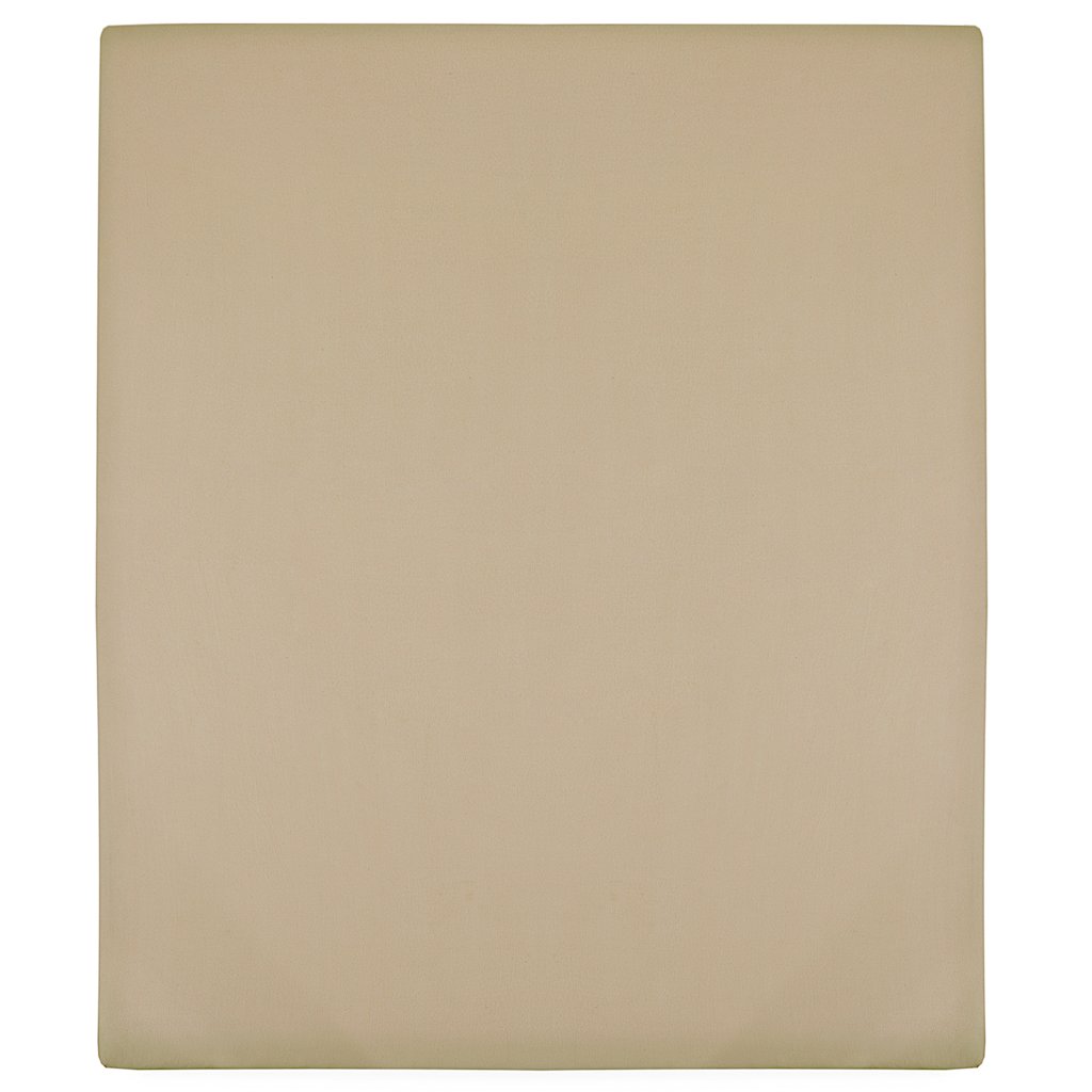 Vidaxl angepasstes Blatt Trikot 180x200 cm Baumwolltaupe