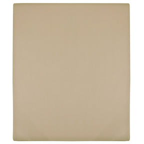 Vidaxl angepasstes Blatt Trikot 180x200 cm Baumwolltaupe