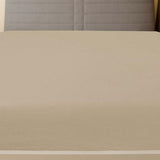Vidaxl angepasstes Blatt Trikot 180x200 cm Baumwolltaupe